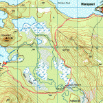 Back Valley Eco Adventure detailed Map showing route