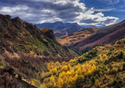 Skippers Canyon, Autumn colours